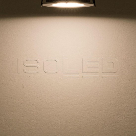 ISOLED LED Downlight LUNA 8W, indirektes Licht, weiß, warmweiß