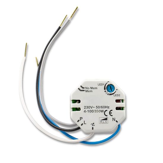 ISOLED Universal-Push Dimmer für dimmbare 230V Leuchtmittel/Trafos, 300VA