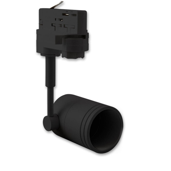 ISOLED 3-PH Schienen-Adapter für GU10-Spots, schwarz matt
