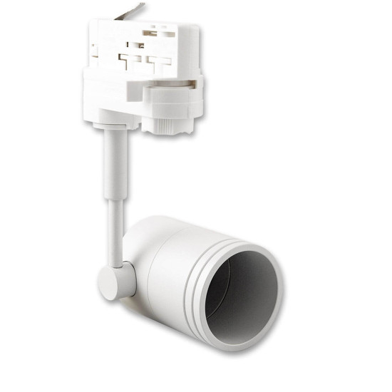 ISOLED 3-PH Schienen-Adapter für GU10-Spots, weiß