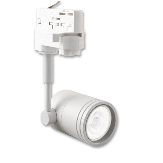 ISOLED 3-PH Schienen-Adapter für GU10-Spots, weiß