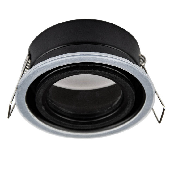 ISOLED Einbaurahmen Sys-68 für GU10/MR16 Spots, IP65, inkl. GU10 Sockel u. Glaslinse (exkl. Cover)