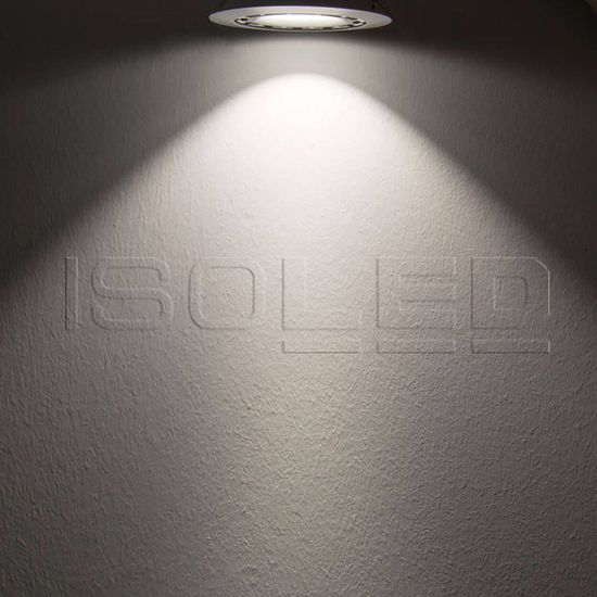 ISOLED LED Einbaustrahler, weiß, 15W, 45°, neutralweiß, dimmbar