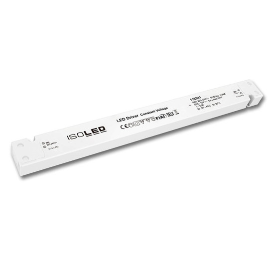 ISOLED LED Trafo 12V/DC, 0-60W, slim, SELV