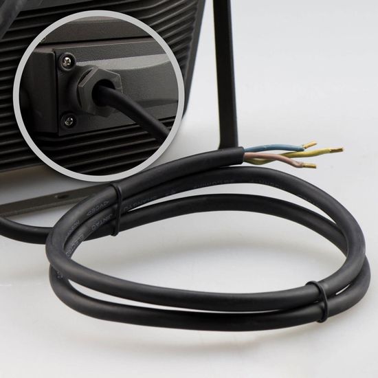 ISOLED LED Fluter 30W, warmweiß, schwarz, IP65