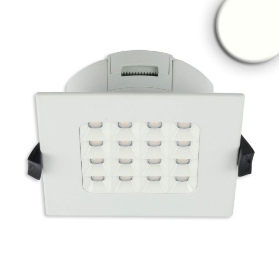 ISOLED LED Downlight Prism blendungsreduziert 10W, IP54, neutralweiß, dimmbar