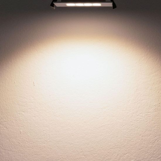 ISOLED LED Downlight Prism blendungsreduziert 10W, IP54, neutralweiß, dimmbar