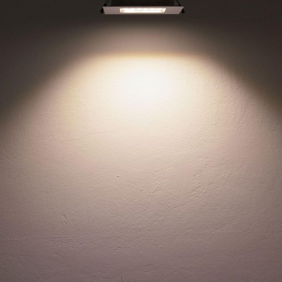 ISOLED LED Downlight Prism blendungsreduziert 18W, IP54, neutralweiß, dimmbar