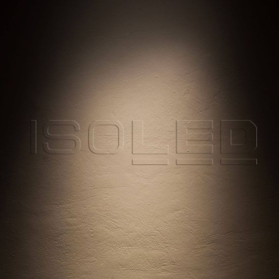 ISOLED LED Einbauleuchte Raster Line weiß/schwarz , dimmbar, 30W, warmweiß