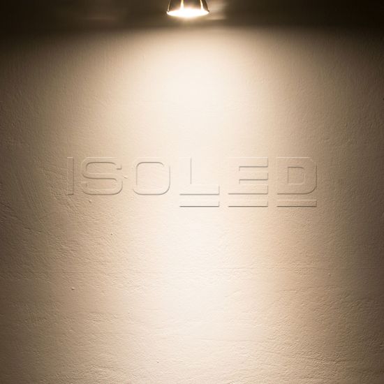 ISOLED GU10 LED Strahler 5W, 45°, prismatisch, warmweiß, dimmbar, CRI90