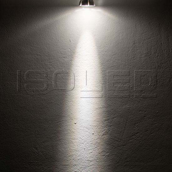 ISOLED GU10 LED Strahler 8W COB, 10°, 4000K, dimmbar