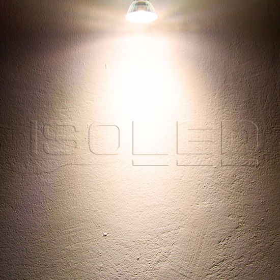ISOLED GU10 LED Strahler 5W, 45°, prismatisch, warmweiß, CRI90