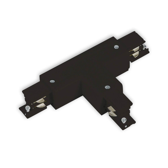ISOLED 3-Phasen S1 T-Verbinder N-Leiter rechts, Schutzleiter links, schwarz