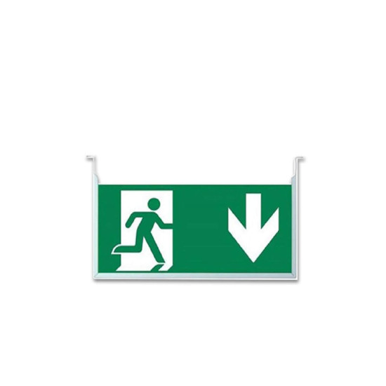 ISOLED Vertikales Schild für LED Notlicht/Fluchtwegleuchte UNI4