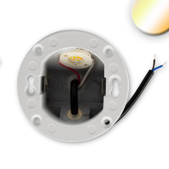 ISOLED LED Wandeinbauleuchte Sys-Wall68 230V, 3W, ColorSwitch 3000/4000/6000K, inkl.Dose/exkl.Cover