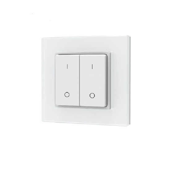 ISOLED Sys-Pro Single Color 2 Zonen Aufputz-Tast-Fernbedienung mit Batterie