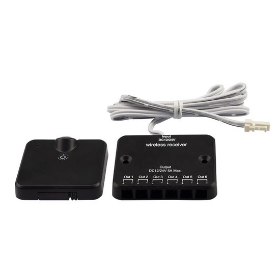ISOLED MiniAMP LED Touch/Funk PWM-Dimmer mit PIR Sensor, 1 Kanal, 12-24V DC 5A, inkl. Funktaster