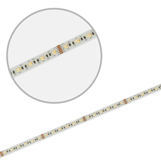 ISOLED LED SIL RGB+WW+KW Flexband Streifen, 24V, 19W, IP20, 5in1 Chip, 60 LED/m