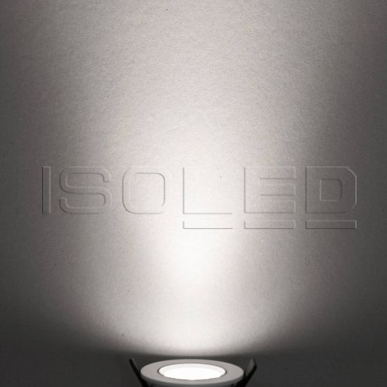 ISOLED LED Einbauleuchte Slim68 MiniAMP schwarz, rund, 8W, 24V DC, neutralweiß, dimmbar