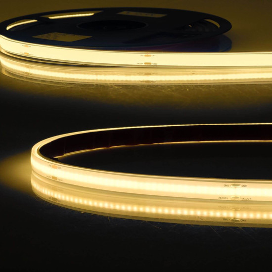 ISOLED LED AQUA COB927 Linear Flexband Streifen, 24V, 8W, IP68, 2700K, 480LED/m
