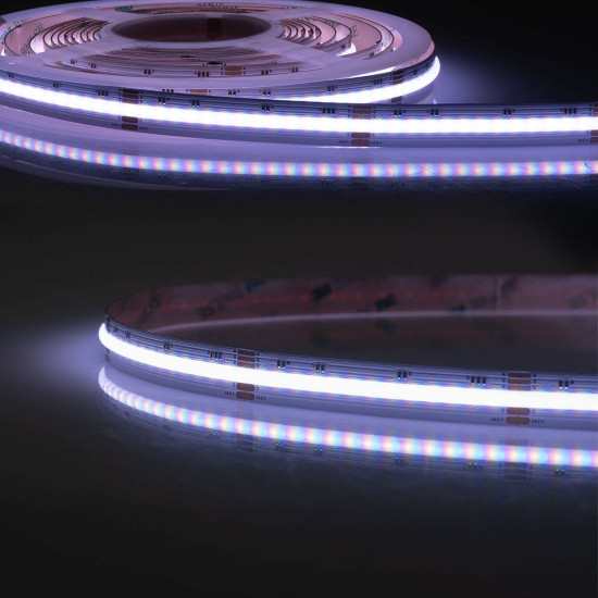 ISOLED LED COB RGB+WW Linear Flexband Streifen, 24V, 20W, IP20, 896 LED/m