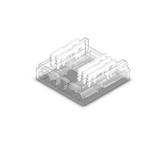ISOLED Kontakt-Kabelanschluss K2-512 für 5-pol. IP20 Flexstripes 12mm