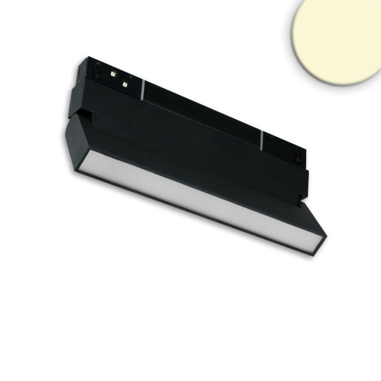 ISOLED Track48 Linear-Schienen-Strahler 22cm schwarz, 12W, 120°, UGR<19, 48V DC, 3000K, CRI90
