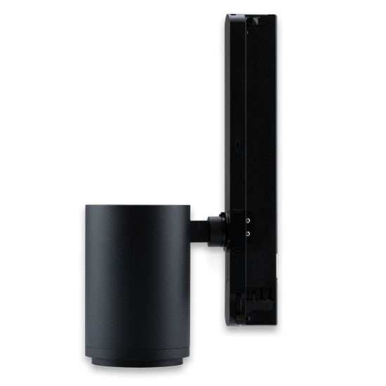 ISOLED 3-Phasen Schienen-Strahler fokussierbar, 42W, 20°-70°, schwarz matt, 3000K, CRI92, DALI dimmbar