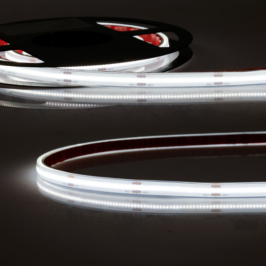 ISOLED LED HT940 COB Flexband für bis zu 90°C Umgebungstemp., 24V DC, 14,4W, IP68, 4000K, 5m Rll, 480 LED/m