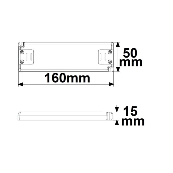 ISOLED LED Trafo 12V/DC, 0-30W, ultraflach, SELV 116135