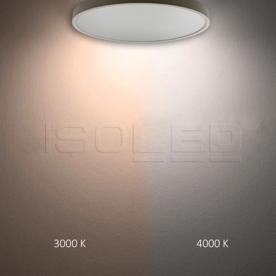 ISOLED LED Hängeleuchte DN600, weiß, UGR<19 2H, 40W-50W, ColorSwitch 2700-3000-4000K, dimmbar