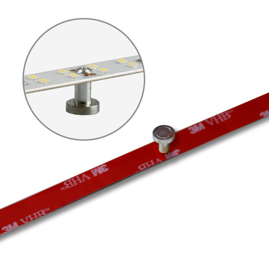 ISOLED LED T5/T8 Umrüstplatine 830, 55cm, MiniAMP, 88 LED, 24V, 9W, 170 lm/W, warmweiß, dimmbar
