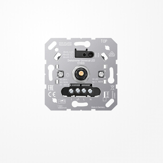 Jung 1731DD Drehdimmer Universal LED, mit Nebenstelleneingang