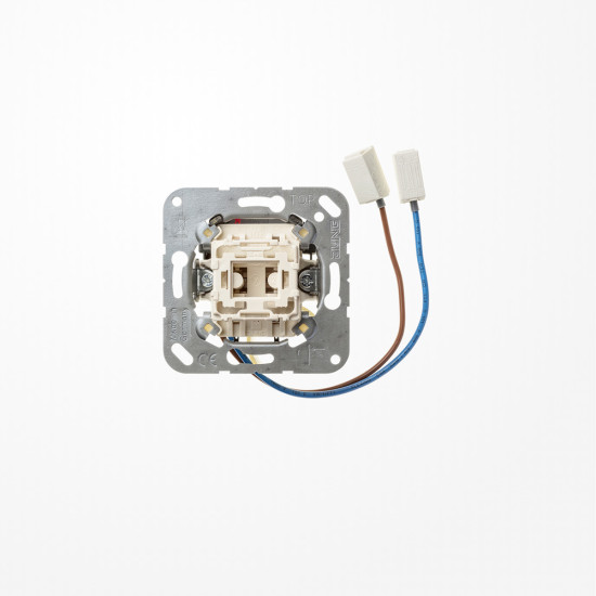 Jung 506U-LEDW Wippschalter mit LED-Einsatz, Universal Aus-Wechsel