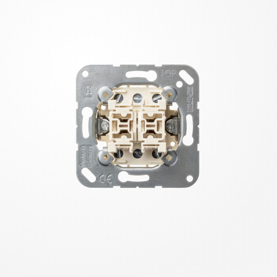 Jung 509-20U Wippschalter (Einsatz) 20 AX 250 V~, Doppel-Wechsel