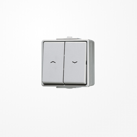 Jung 639VW Jalousietaster, 1-pol. (1 Antrieb), IP 44, WG 600