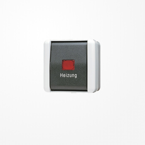 Jung 806HW Heizungsschalter, Universal Aus-Wechsel,  AX 250 V ~, IP 44, WG 800