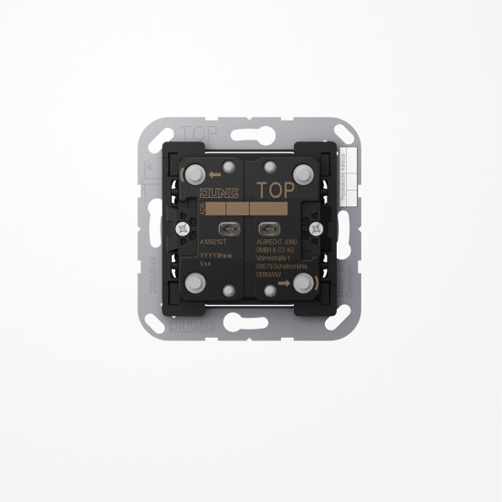 Jung A10921ST KNX Taster Universal 2fach, F10, Secure, Serie AS/A