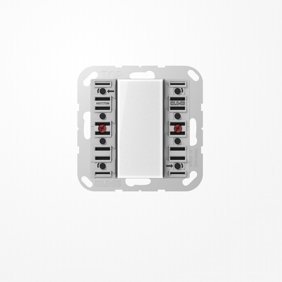 Jung A5072TSM KNX Tastsensor-Modul Standard, 2fach, F50, Serie AS/A