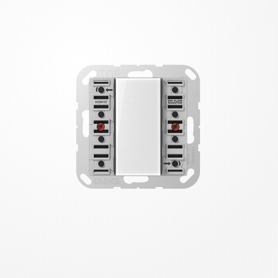 Jung A52941ST KNX Tastsensor-Modul Universal, 4fach, F50, Serie AS/A, Secure