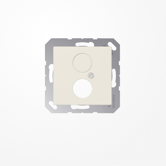 Jung A562 Abdeckung für 2 Rundsteckverbinder bis 18,5mm Ø  1fach, Duroplast, Serie AS, weiß