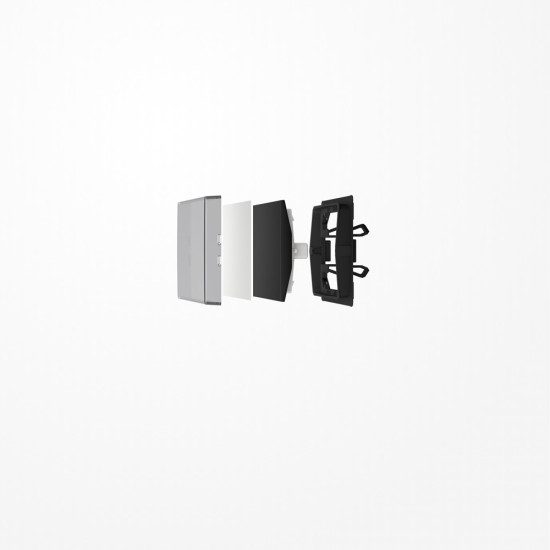 Jung A590NAGL Transparente Wippe, Serie A