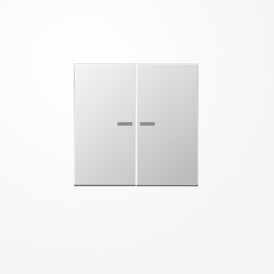 Jung AL2995KO5 Wippe mit Lichtleiter, Serie LS, Aluminium