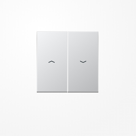 Jung AL2995P Wippe, mit Pfeilsymbolen, Serie LS, Aluminium
