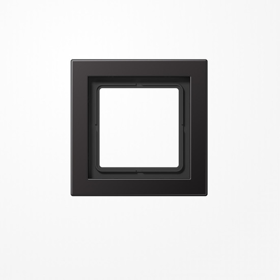 Jung ALD2981D Rahmen 1fach, senkrechte und waagerechte Montage, Aluminium lackiert, LS-DESIGN, dark (lackiertes Aluminium)