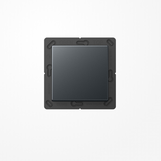 Jung BLEA590ANM Bluetooth Low Energy Funk-Wandsender , 2-kanalig, Serie A, anthrazit matt