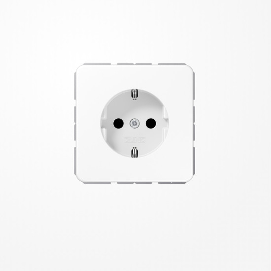 Jung CD1520BFWW SCHUKO-Steckdose, 16 A 250 V ~, Thermoplast, Serie CD, alpinweiß