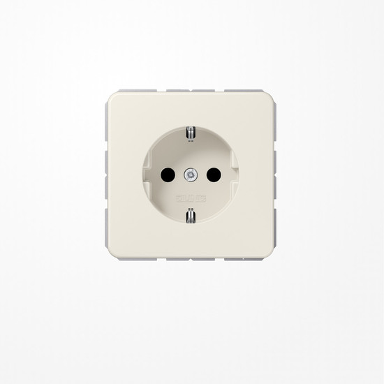 Jung CD1521 SCHUKO-Steckdose, 16 A 250 V ~, Schraubklemmen, Duroplast, Serie CD, weiß