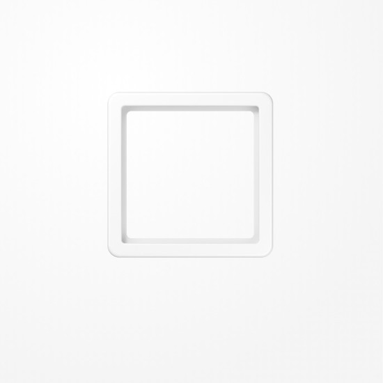 Jung CD561Z5WW Zwischenrahmen 55x55, Serie CD, alpinweiß