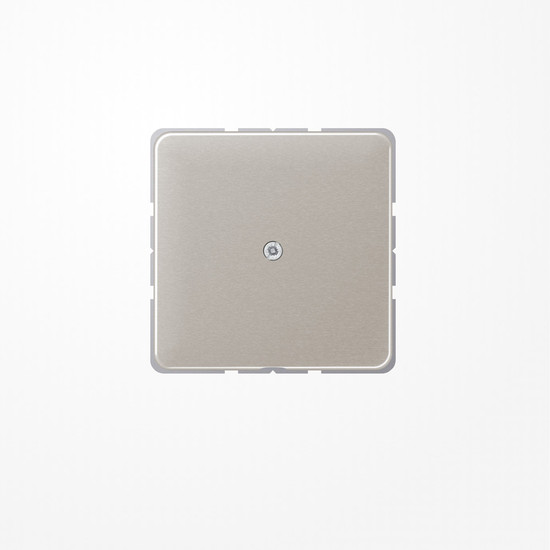 Jung CD590APT Leitungsauslass mit Zugentlastung, Aluminium eloxiert, Serie CD, platin